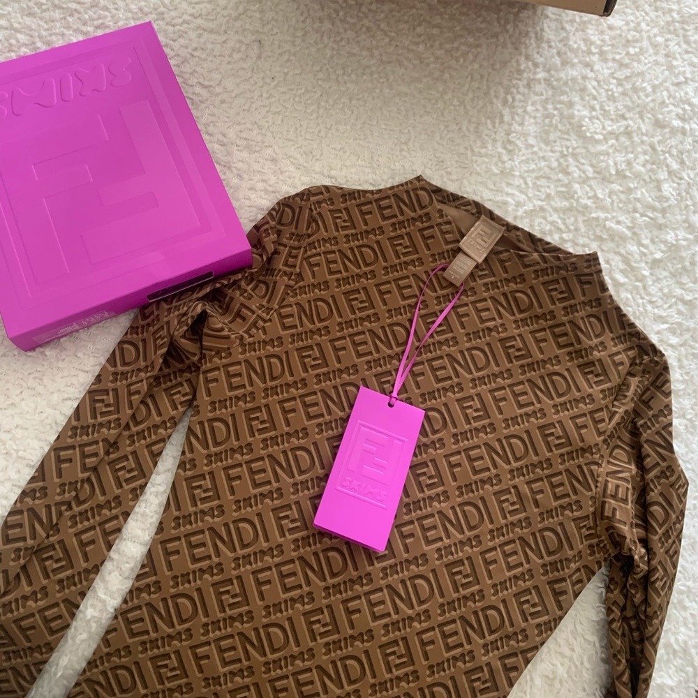 Fendi x Skims Body Suit Long Sleeve